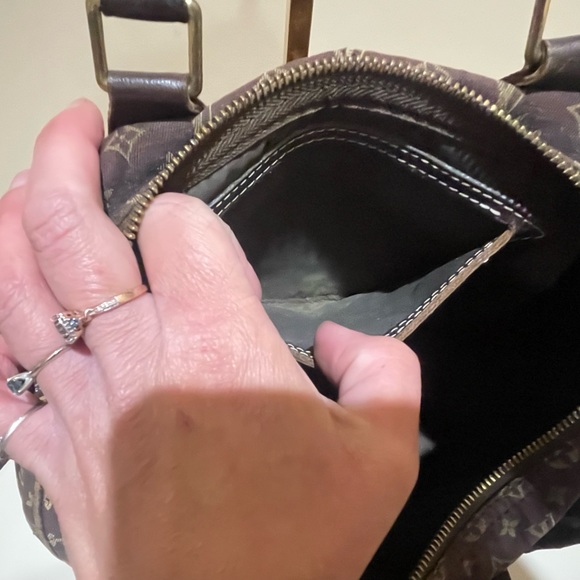 Louis Vuitton Ebene Monogram Mini Lin Speedy 30 - Picture 10 of 14